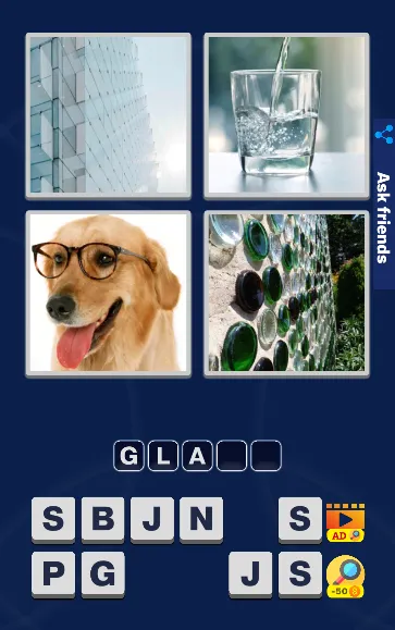 4 Pics 1 Word Quiz Game  [МОД Бесконечные деньги] Screenshot 1