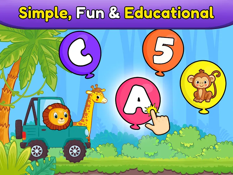 Balloon Pop Kids Learning Game  [МОД Все открыто] Screenshot 2