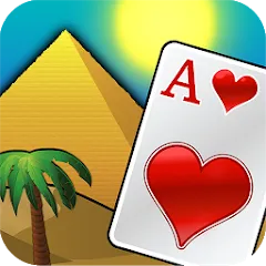 Взломанная Pyramid Solitaire - Egypt (Пирамиды пасьянс)  [МОД Меню] - стабильная версия apk на Андроид