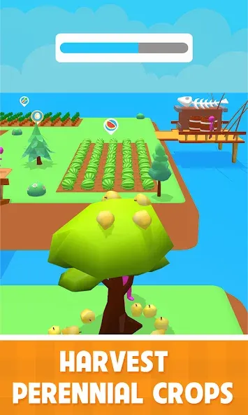 Family Farm Land 3D (Фарм Фэмили 3Д)  [МОД Бесконечные монеты] Screenshot 1