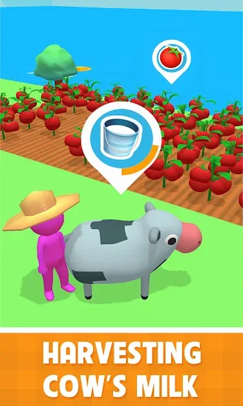 Family Farm Land 3D (Фарм Фэмили 3Д)  [МОД Бесконечные монеты] Screenshot 2