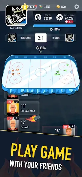 Hockey Battle 2 (Хоккей Батл 2)  [МОД Unlimited Money] Screenshot 4