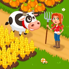 Взлом Idle Farm Game Offline Clicker  [МОД Все открыто] - полная версия apk на Андроид