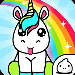 Взломанная Unicorn Evolution Merge Kawaii (Юникорн Эволюшн Мерж Кавай)  [МОД Все открыто] - стабильная версия apk на Андроид