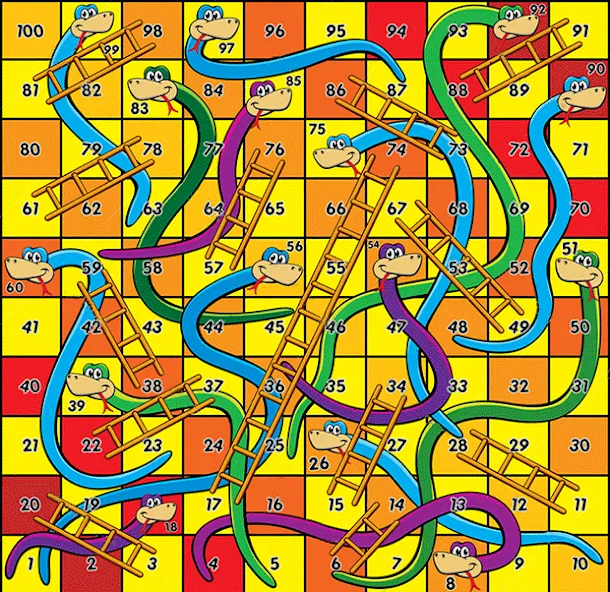 Snake and ladder (Змеи и лестницы)  [МОД Все открыто] Screenshot 3