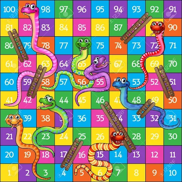 Snake and ladder (Змеи и лестницы)  [МОД Все открыто] Screenshot 4