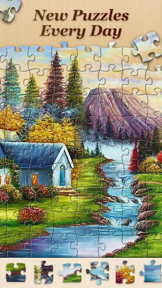 Jigsawscapes® - Jigsaw Puzzles (Джигсоускейпс)  [МОД Unlimited Money] Screenshot 3