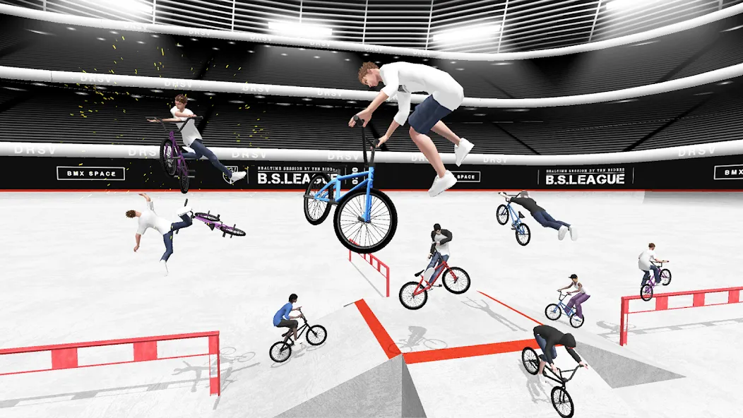 BMX Space (БМХ Спейс)  [МОД Много монет] Screenshot 1