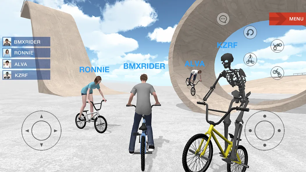 BMX Space (БМХ Спейс)  [МОД Много монет] Screenshot 2