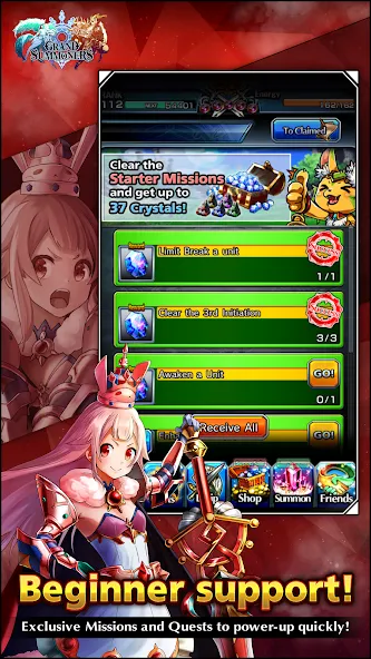 Grand Summoners - Anime RPG (Гранд Саммонерс)  [МОД Бесконечные деньги] Screenshot 5