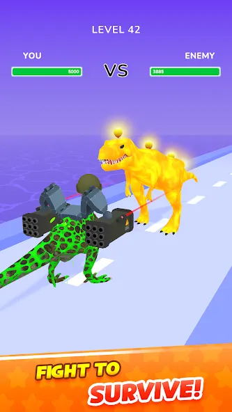 Dino Evolution Run 3D (Дино Эволюция Ран 3Д)  [МОД Mega Pack] Screenshot 3