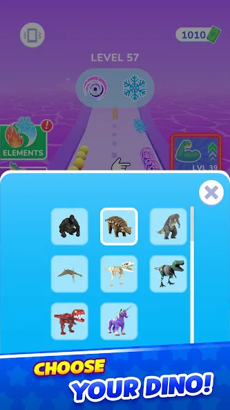 Dino Evolution Run 3D (Дино Эволюция Ран 3Д)  [МОД Mega Pack] Screenshot 4