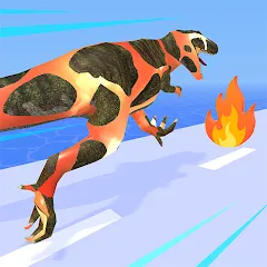 Взлом Dino Evolution Run 3D (Дино Эволюция Ран 3Д)  [МОД Mega Pack] - последняя версия apk на Андроид