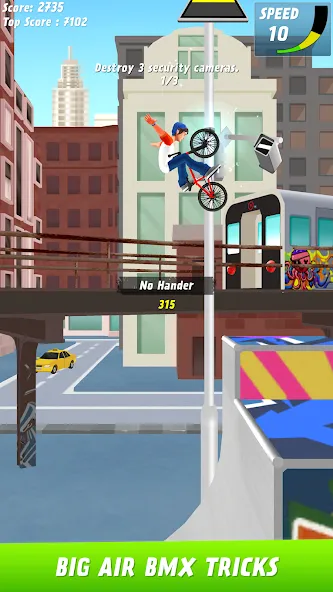 Max Air BMX (Макс Эйр БМХ)  [МОД Бесконечные монеты] Screenshot 1