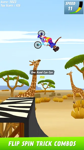 Max Air BMX (Макс Эйр БМХ)  [МОД Бесконечные монеты] Screenshot 2