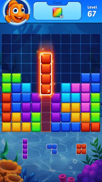 Block Puzzle Ocean  [МОД Mega Pack] Screenshot 4