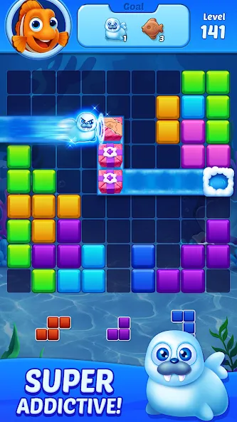 Block Puzzle Ocean  [МОД Mega Pack] Screenshot 5