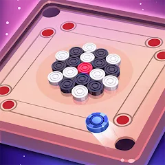 Скачать взлом Carrom Lure - Disc pool game (Карром Лур)  [МОД Unlocked] - полная версия apk на Андроид