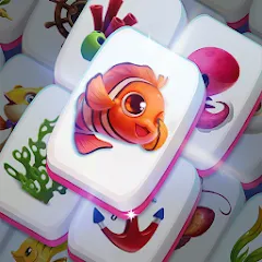 Скачать взломанную Mahjong Fish (Маджонг Рыбы)  [МОД Бесконечные монеты] - последняя версия apk на Андроид