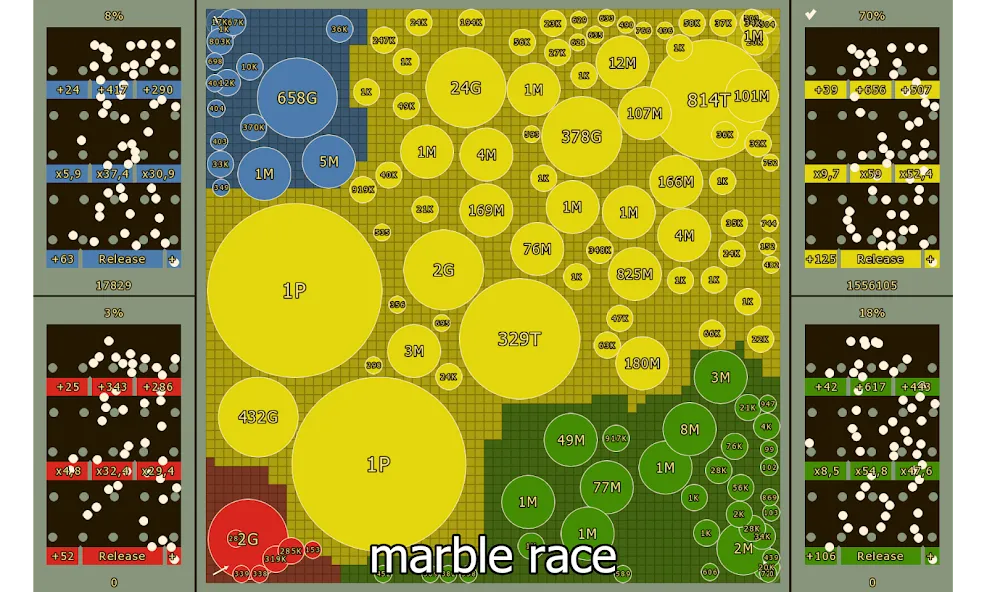 Marble Race and Territory War (Марбл Рейс и Территориальная Война)  [МОД Меню] Screenshot 4