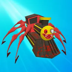 Скачать взлом Merge Spider Train  [МОД Бесконечные монеты] - стабильная версия apk на Андроид