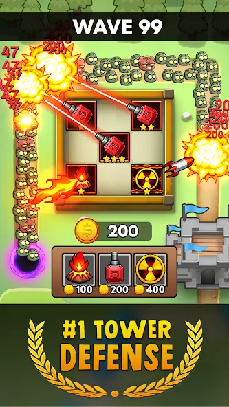 Merge Clash: Tower Defense TD (Мердж Клаш)  [МОД Menu] Screenshot 2