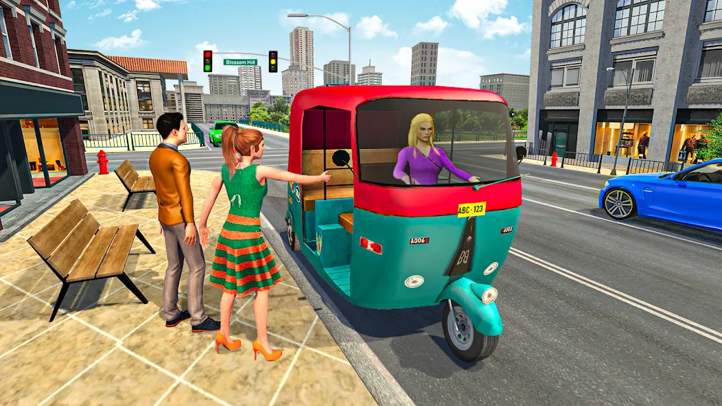 Tuk Tuk Auto Rickshaw Game 3d  [МОД Бесконечные монеты] Screenshot 2