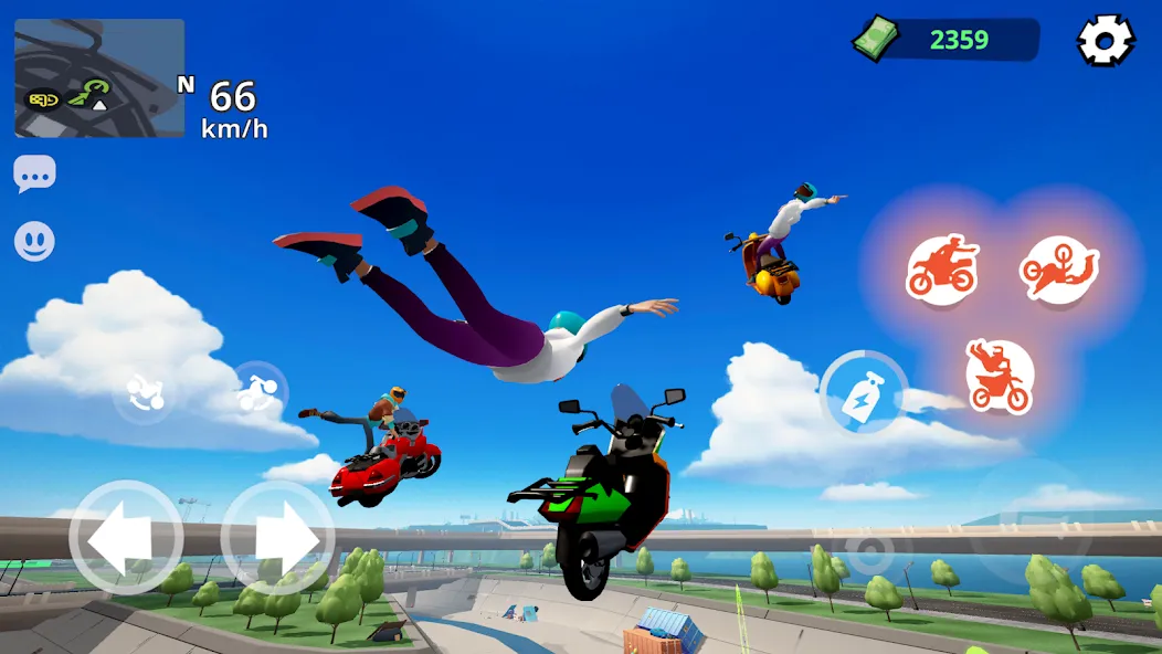 Moto City: Mad Bike Delivery (Мото Сити)  [МОД Unlocked] Screenshot 3