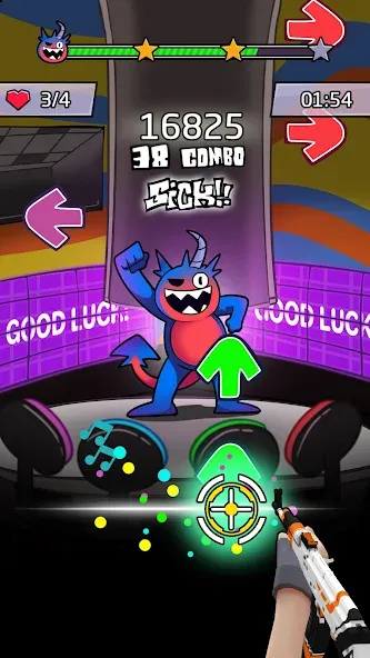 Beat Shooter Night: Rap Battle (ФНФ Фанк)  [МОД Меню] Screenshot 2