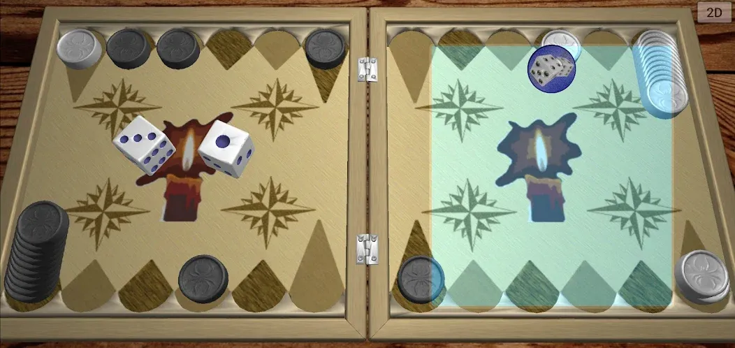 Backgammon 6 1  [МОД Меню] Screenshot 4