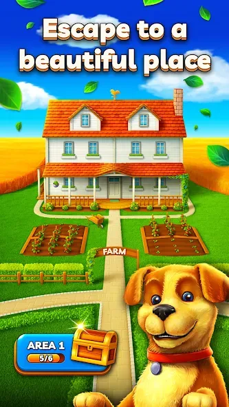 Joey's Farm - Tile Match  [МОД Unlimited Money] Screenshot 3