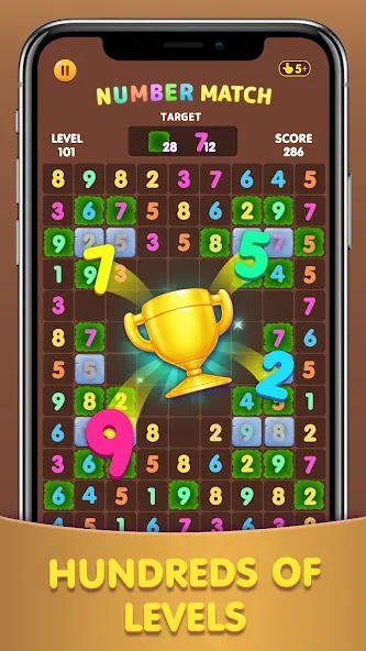 Number Match: Ten Crush Puzzle (Намбер Матч)  [МОД Unlocked] Screenshot 2