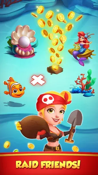 Coin Rush - Pirate GO! (Коин Раш)  [МОД Menu] Screenshot 3