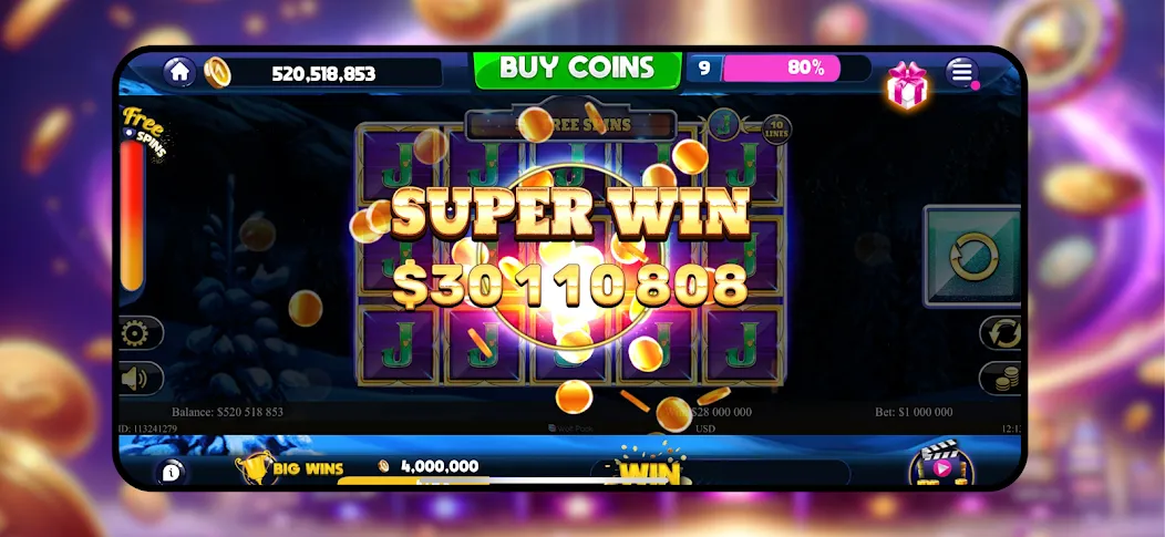 Majestic Slots: Slot Machine  [МОД Бесконечные деньги] Screenshot 1