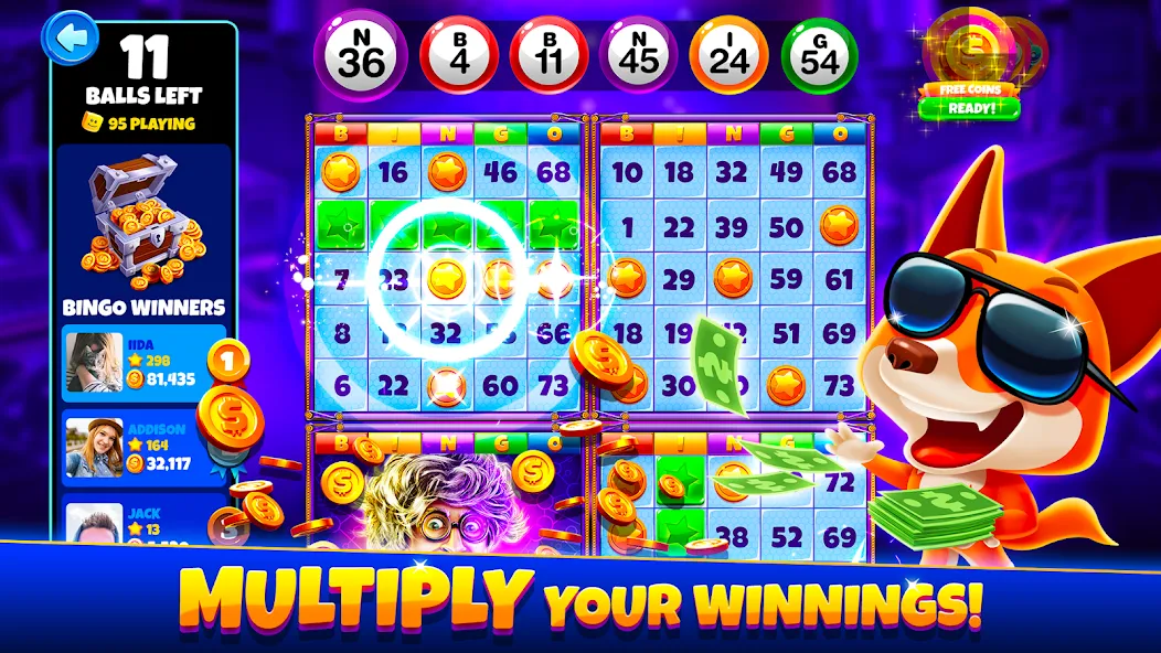 Xtreme Bingo! Slots Bingo Game  [МОД Много монет] Screenshot 1