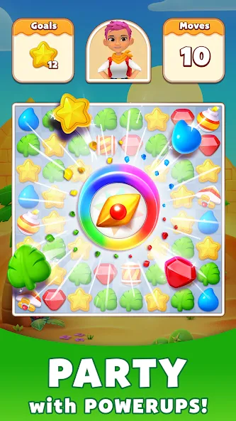 Treasure Party: Puzzle Fun! (Трежер Пати)  [МОД Бесконечные монеты] Screenshot 4