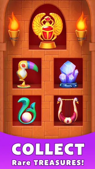 Treasure Party: Puzzle Fun! (Трежер Пати)  [МОД Бесконечные монеты] Screenshot 5