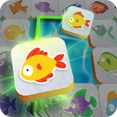 Скачать взлом Mahjong Connect Fish World (Мацзян Коннект Рыбный Мир)  [МОД Unlimited Money] - полная версия apk на Андроид