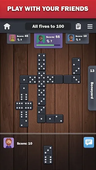 Dominoes online - play Domino!  [МОД Все открыто] Screenshot 2