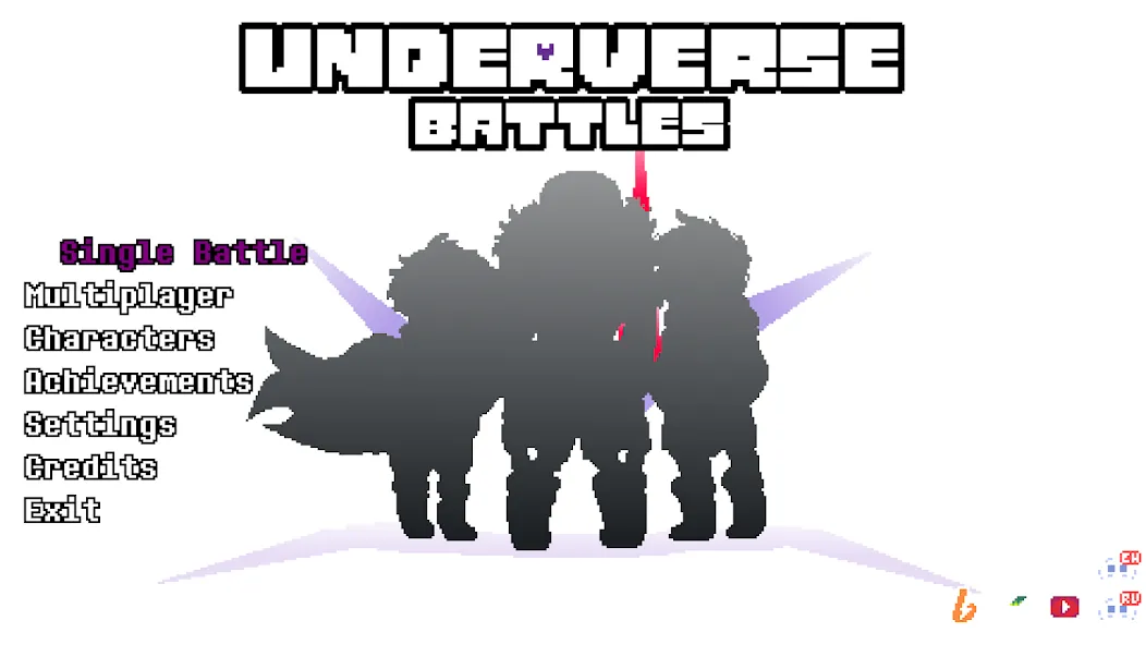 Underverse Battles (Андерверс Баттлз)  [МОД Много денег] Screenshot 1