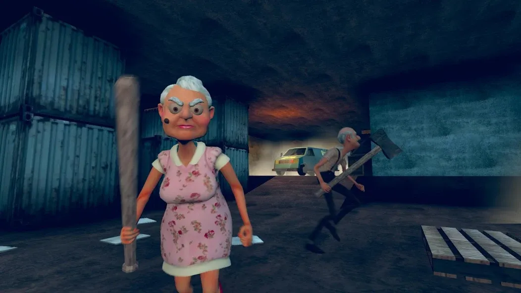 Grandpa & Granny 4 Online Game  [МОД Unlocked] Screenshot 1