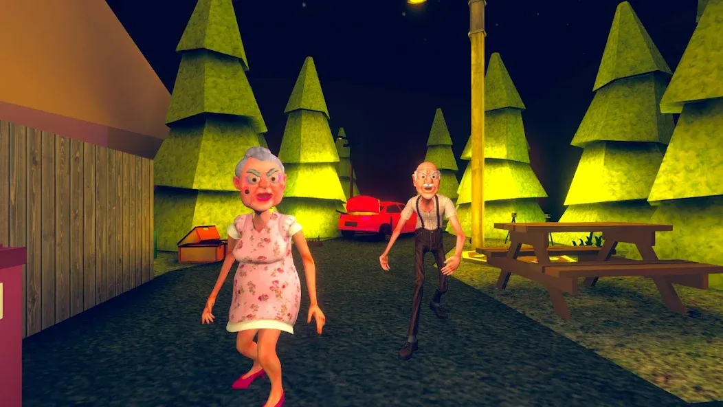 Grandpa And Granny Two Hunters (Дедушка и бабушка  два охотника)  [МОД Бесконечные монеты] Screenshot 1