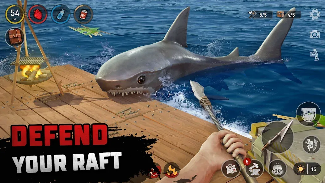 Raft® Survival - Ocean Nomad (Рафт)  [МОД Menu] Screenshot 2