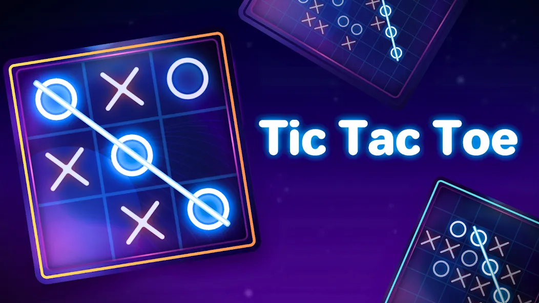 Tic Tac Toe 2 Player: XO Game (Тик Так Тоу 2 игрока)  [МОД Бесконечные монеты] Screenshot 1