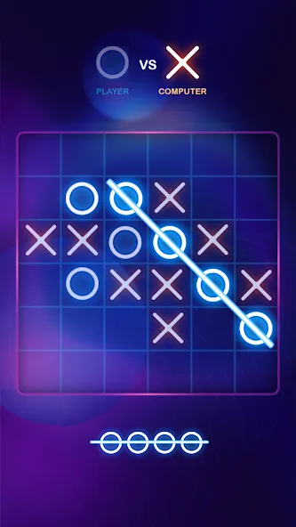 Tic Tac Toe 2 Player: XO Game (Тик Так Тоу 2 игрока)  [МОД Бесконечные монеты] Screenshot 5