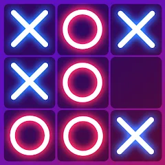 Скачать взлом Tic Tac Toe 2 Player: XO Game (Тик Так Тоу 2 игрока)  [МОД Бесконечные монеты] - стабильная версия apk на Андроид