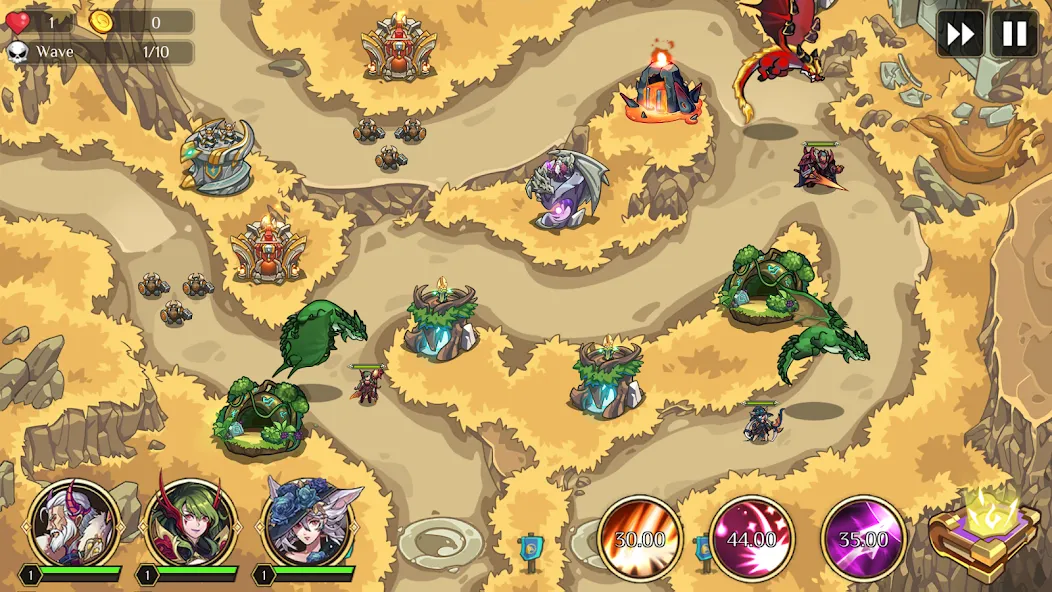 Kingdom War: Tower Defense TD (ТД Рояль)  [МОД Unlocked] Screenshot 4