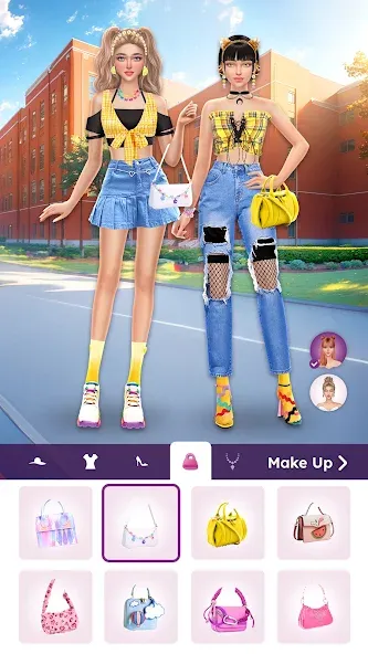 College Dress Up for Girls (Капель Макеовер)  [МОД Mega Pack] Screenshot 5