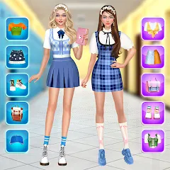 Скачать взломанную College Dress Up for Girls (Капель Макеовер)  [МОД Mega Pack] - полная версия apk на Андроид