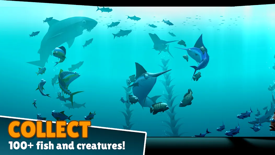 Creatures of the Deep: Fishing (Кричерс оф зе Дип)  [МОД Бесконечные монеты] Screenshot 3